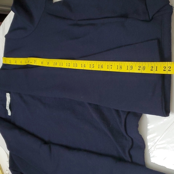 Summer & Sage Navy Blue Open Cardifgan sz M - Picture 15 of 15